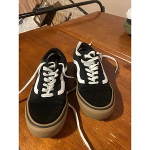 Vans Old Skool Ultra Cush Black and Brown, Size 6